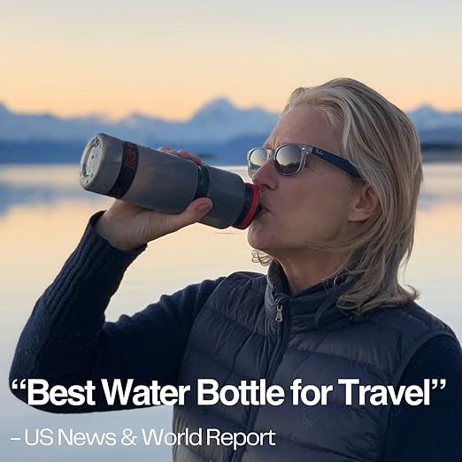 Water-to-Go Active Water Filter Bottle, 25oz/75cl | International Travel, Portable Purification, Eco-Friendly Bioplastic, New Leak-Proof Lid, Filters Viruses Most Bottles Miss - Image 2