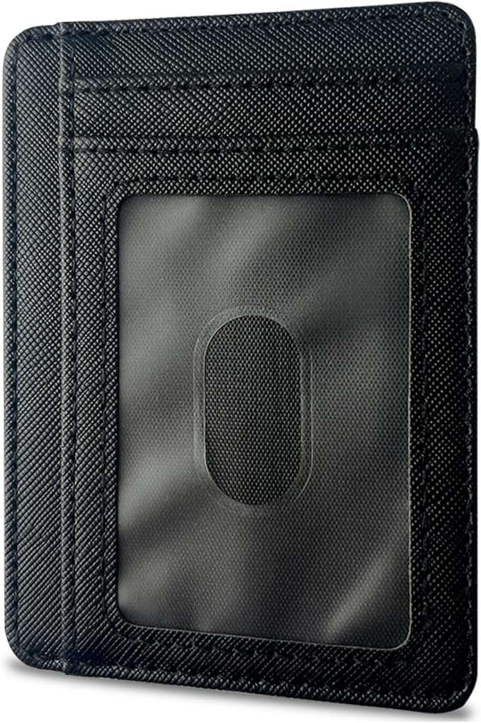 Slim Minimalist RFID Blocking Leather Wallet for Men and Women – Front Pocket Wallet, Compact and Stylish by Unknown
