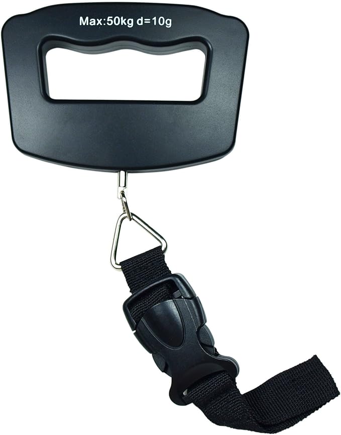 Horizon 50kg /110 LB x 10g Digital Travel Luggage Scale Hanging Scale with Strap by Horizon