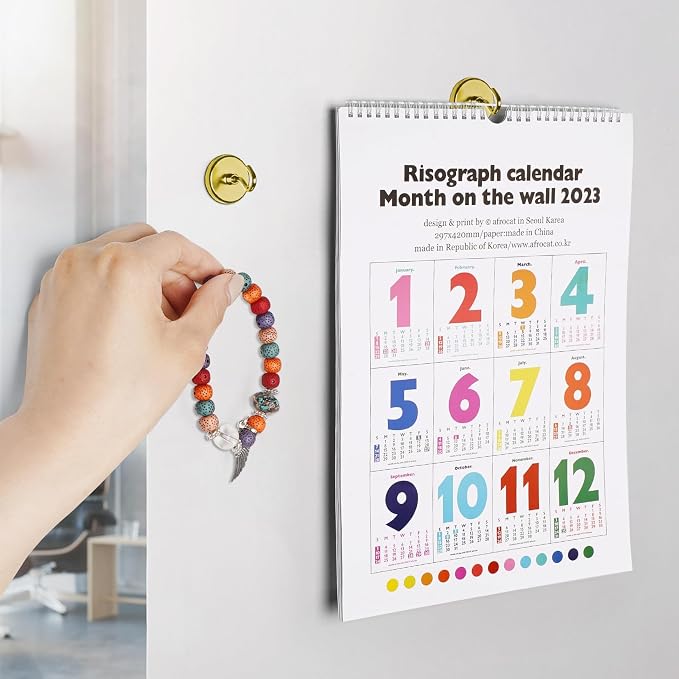 FINDMAG Magnet Hooks for Cruise Cabin, 110lbs Magnet Hooks | Magnetic Hooks for Classroom, Magnetic Key Holder for Fridge, Household Essentials, Small Apartment Essentials, 6 Pack, Gold - Image 2