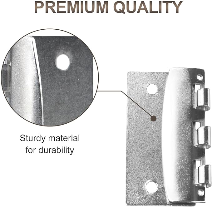 Flip Action Door Lock for Child Safe & Home Defense 2 Psc | Safety Door Lock with Anti-Lock Out Screw Easy Install for Bedroom, Front Door, Inward Opening Doors - Image 3