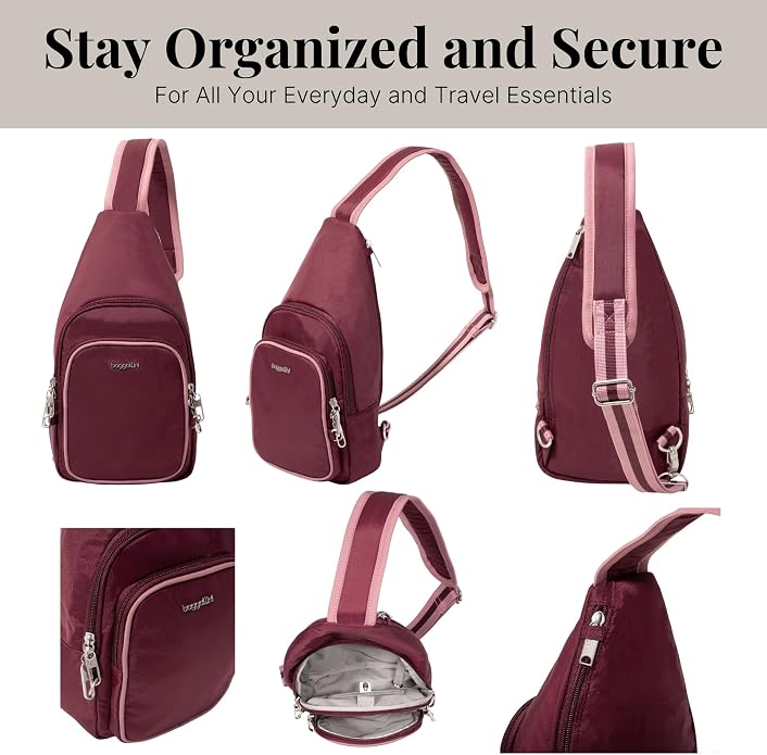 Baggallini Securtex Anti-Theft Daytripper Sling - Image 5