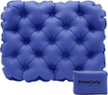 Inflatable Seat Cushion, Lightweight Stadium Seat Pad, Travel Air seat Cushion Anti-Slip for Airplane, Long Flights, Hiking, Climbing, Home and Camping, Compact Air Cushion,Navy Blue by Unknown