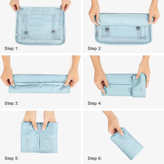 Mossio 9 Set Packing Cubes with Shoe Bag & Electronics Bag - Luggage Organizers Suitcase Travel Accessories - Image 6