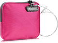 KOSMCCO Beach Locking Bag, Portable Safe, 9x7.5 Inch, Rose Red | Anti-Theft Design, Security Cable Included, Holds Phone Wallet and Keys, Ideal for Beach Pool Cruise and Travel by KosmccoCo