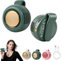 Timeno Portable Clip-On Bladeless Fan, Mini USB Rechargeable 360° Rotatable Fan, 3-Speed Silent Personal Cooling Fan for Outdoor Travel Office (Green) by Timeno