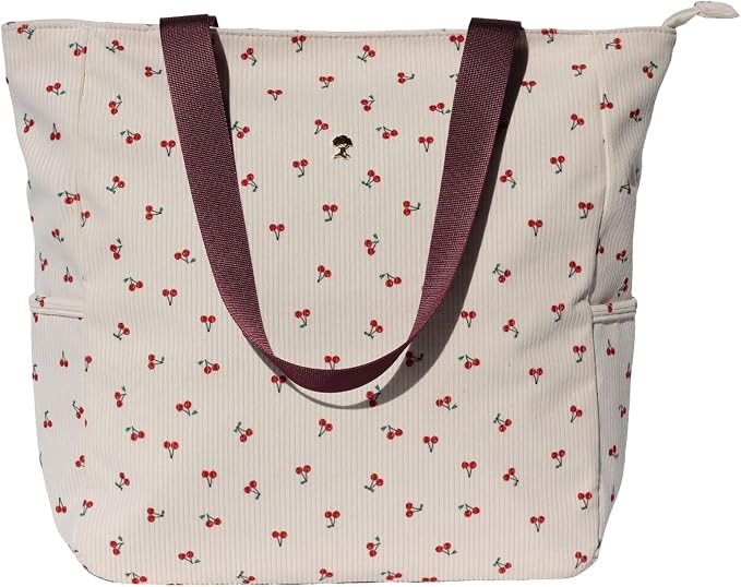 ESVAN Original Floral Water Resistant Large Tote Bag Shoulder Bag for Gym Beach Travel Daily Bags Upgraded - Image 8