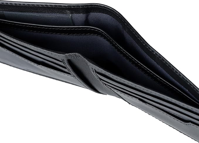 Dockers Men's Bifold Leather Wallet - Thin Slimfold RFID Blocking Security Smart Extra Capacity - Image 5