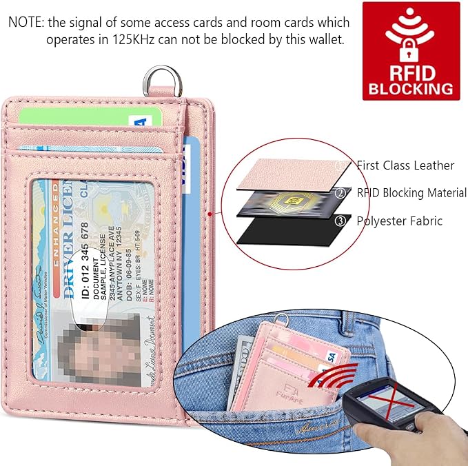 FurArt Slim Minimalist Wallet RFID Credit Card Holder for Men | slim minimalist compact rfid id window thin - Image 5