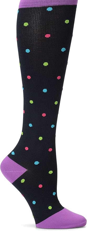 Nurse Mates Women's Calf Socks | 12-14 mmHg Compression | Superior Support & Comfort | 1 Pair by Nurse+Mates