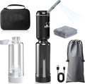 Portable Bidet for Travel,Rechargeable Waterproof Sprayer,Black-storage Set | Portable Rechargeable Travel Bidet Sprayer Fits Various Water Bottles, Waterproof High Pressure Handheld for Personal Hygiene by PortableBidetforTravel