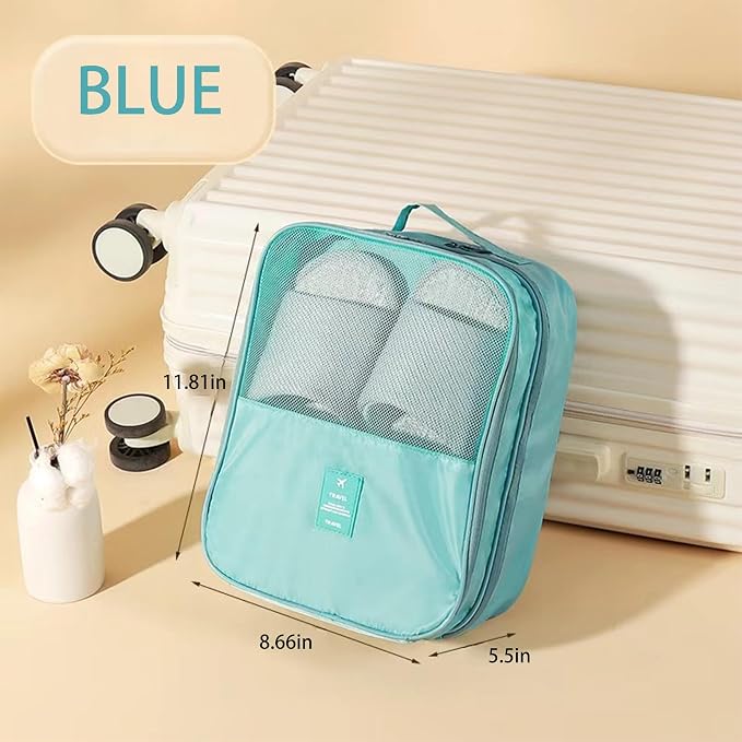 Shoe Bags for Travel,Shoe Bag Holds 3 Pair of Shoes,Shoe Storage Pouch for Travel and Daily Use,Shoe Organizer Travel Essentials for Packing in Suitcase,Waterproof - Image 5