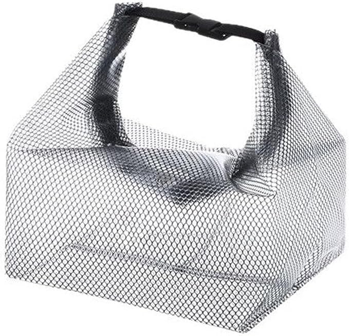 Cosmetic storage bag with dry and wet separation, wash bag, hand-held bag, portable storage bag, simple style,suitable for travel, fitness, swimming, outdoor rafting (Gray, 7.1in*6.3in*9.4in) - Image 4