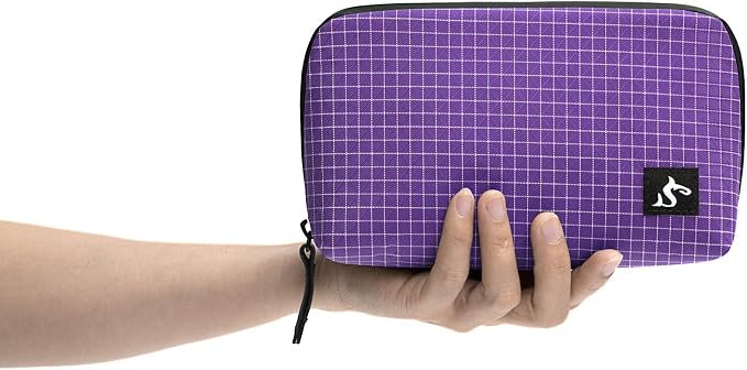simtoper Small Electronics Organizer Travel Case – Slim Travel Cable Pouch for Small Tech Accessories, Cords, Chargers, Earbuds – Lightweight Mini Tech Bag for Backpack, Business, Travel by simtoper