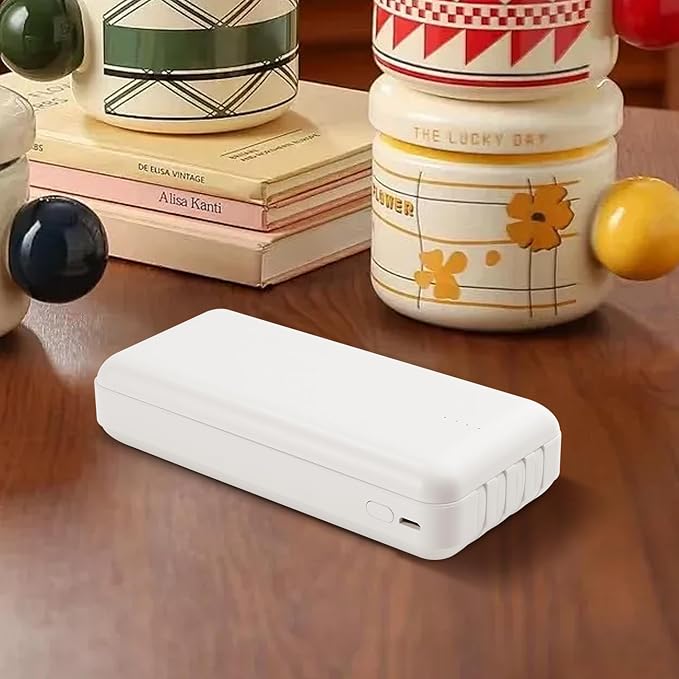 BarGifts Hidden Safe Power Bank, Fake Power Charger Diversion Safe, Large Hidden Storage Box, Secret Safe Keeps Cash, Keys, Jewelry, and Valuables for Home, Travel, and Office- White - Image 6