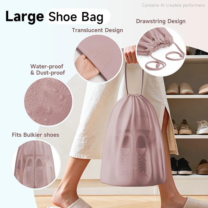 OlarHike 9 Set Packing Cubes for Travel,Gifts for Women Mom,Anti-Tearing Suitcase Organizer,with Over 1000 pcs Mesh Holes,Vacation Essentials & Accessories for Cruise Ship - Image 7