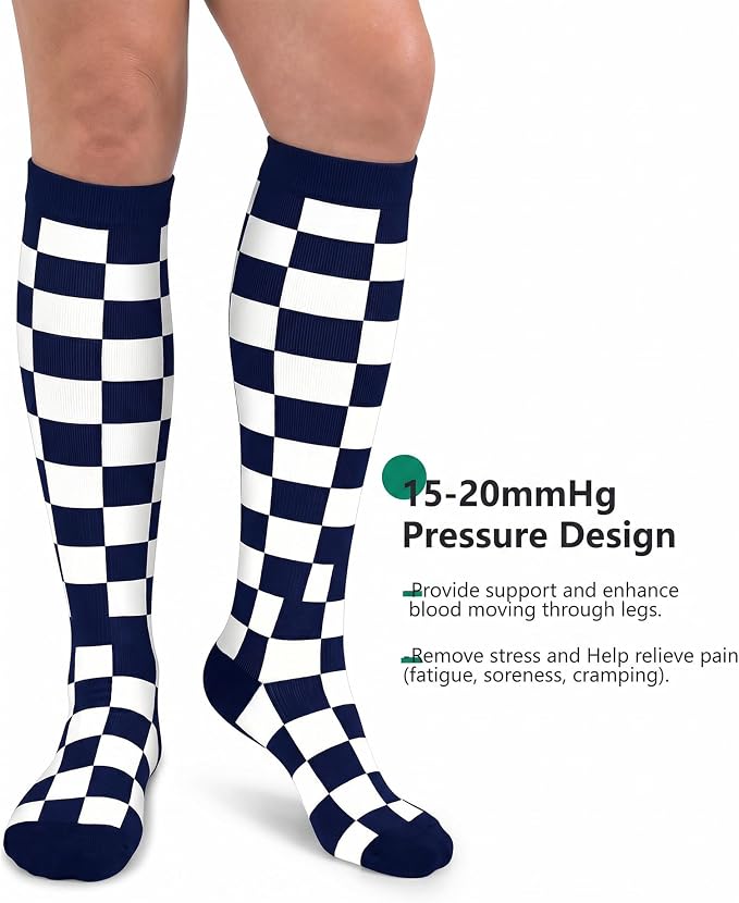 FuelMeFoot 3 Pack Copper Compression Socks - Compression Socks Women & Men Circulation - Best for Medical,Running,Athletic - Image 4