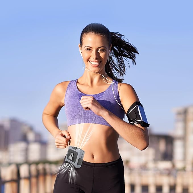 FANSYJKJ Portable Waist Fan Personal Fan | Cooling Body,Clip Belt Shirt Fans For Outdoor,5 Speed,Max 55H Runtime,Low Noise - Image 2
