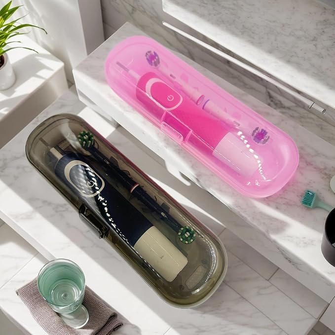 Newly upgraded toothbrush travel case, suitable for Oral-B/Oral-B Pro/Philips Sonicare/Aquasonic toothbrush, travel electric toothbrush box(white) - Image 10