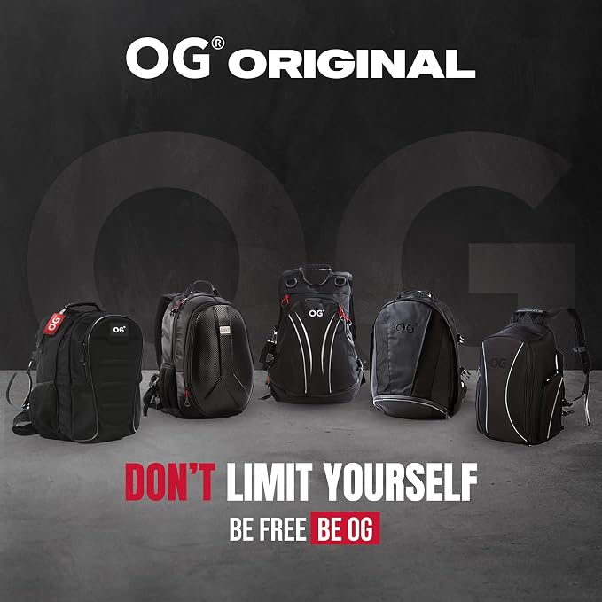 GetAway Waterproof Motorcycle Backpack Hard Shell for 2 Helmets 35-45L | Expandable motorcycle backpack with laptop compartment, anti-theft design, helmet strap and reflective details. - Image 8