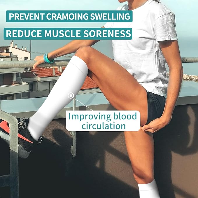 Compression Socks for Women & Men Circulation(6 pairs)-Graduated Supports Socks for Running, Athletic Sports - Image 4