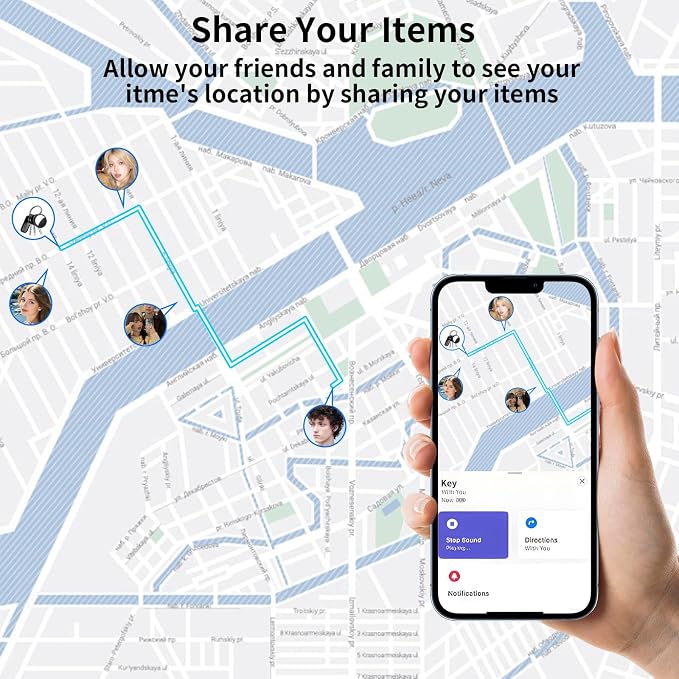 GPS Tracker for Vehicles No Subscription Works with Find My(iOS Only)Hidden | Magnetic Case Mini Car Locator Real-Time Global Tracking Device for Vehicles Motorcycles Waterproof Key Finder No Monthly Fee - Image 3