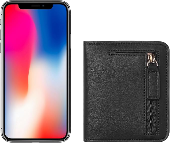 Toughergun Women’s Small Slim Leather Wallet with RFID Protection, Compact Bifold Mini Purse with Clear ID Window - Image 9