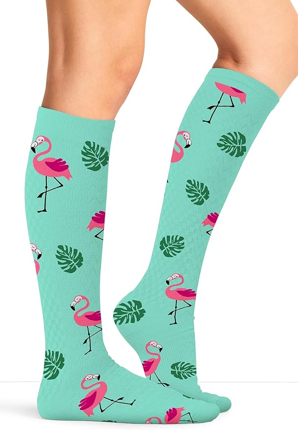 Cherokee Legwear Compression Socks for Women 10-15 mmHg (1-Pair Pack) | Comfort Support Knee Highs, Soft Fit, Regular & Wide Calf, Soft Knit Feel, Lightweight, Easy Care for Work and Everyday Wear by Cherokee