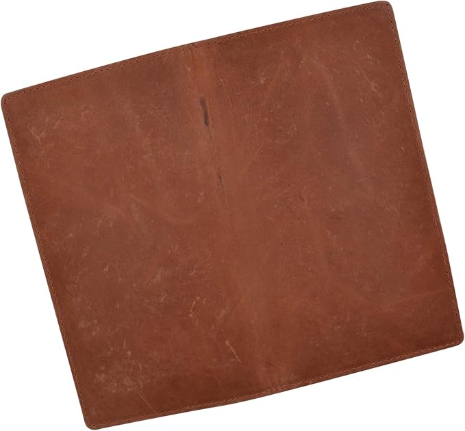 Marshal Bifold Genuine Leather RFID Blocking Credit Card ID Holder Tall Wallet (Antique) - Image 5