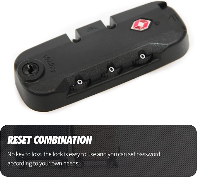 Zoofen 2 Pack Luggage Lock TSA007 Security Lock Luggage Suitcase Baggage Lock - Image 6