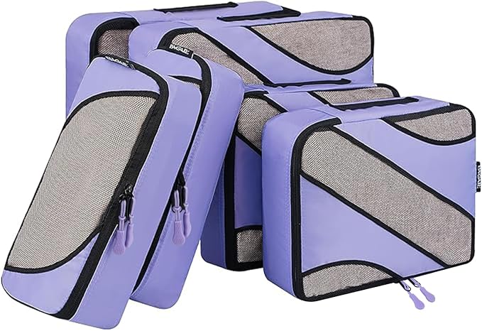 BAGAIL 6 Set Packing Cubes,Travel Luggage Packing Organizers - Image 4