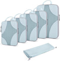 Bagsmart Compression Packing Cubes, Travel Bag Cruise Ship Essentials | Lightweight, Compressible Suitcase Organizer Set fit Standard Carry-On & Checked Luggage, 6 Set, 14 Set Washable Packing Bags by BAGSMART