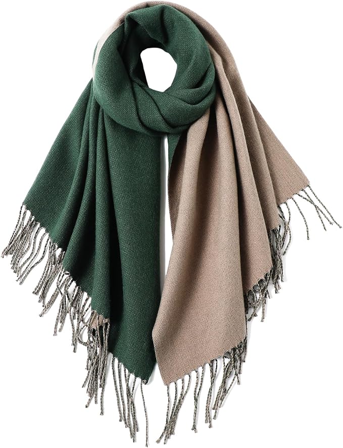 maamgic Women's Scarf Pashmina Shawls Blanket Scarf for Evening Dress | Soft Viscose Blend ,Lightweight,Large Scarf with Cozy Cashmere-Feel, Perfect For Weddings,Cruise Travel & Flights by MaaMgic