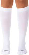 Nylon Knee High Socks - 15-20mmHg Graduated Compression Socks - Soft & Breathable Support Unisex Socks by Comrad