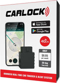 CARLOCK Anti Theft Car Device - Real Time 4G Car Tracker & Car Alarm System. Comes with Device & Phone App. Tracks Your Car in Real Time & Notifies You Immediately of Suspicious Behavior.OBD Plug&Play by Carlock