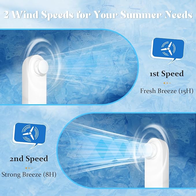 Portable Handheld Fan, 2 IN 1 Mini Hand Fan, Battery Operated [8-15 Working Hours], USB Rechargeable Personal Foldable Fan for Indoor, Small Pocket Fans Travel Essentials for Outdoor (White) - Image 4