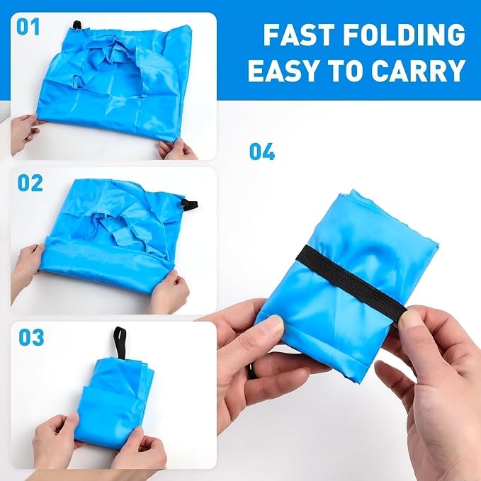 Foldable Shopping Bag, Reusable Grocery Bag Holder, Tote Bags - Image 2