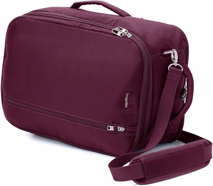 Securtex® Classic Anti-Theft Convertible Travel Backpack - 11x17” Carry-On, Fits 16” Laptop, Locking Zippers, Expandable - Image 8