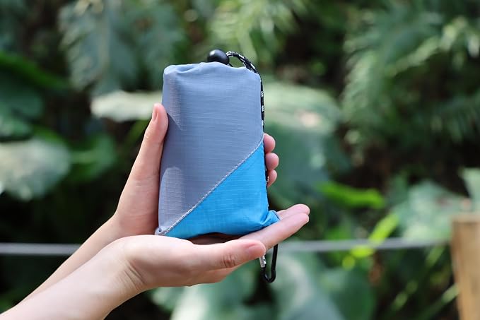 Orga'Neat Pocket Picnic Blanket, Compact Lightweight Tarp for Camping | Foldable, Easy to Carry, Water Resistant Sandproof Washable Quick Dry Mat for Beach, Festival, Travel, Outdoor Recreation - Image 7