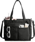 BAGSMART Tote Bag for Women, Puffy Laptop Work College Shoulder Handbag | 30oz or 40oz Tumbler Holder with Crossbody Strap, 13 inch or 15.6 inch Laptop Sleeve, Water Resistant Puffer Teacher Tote Bag by BAGSMART