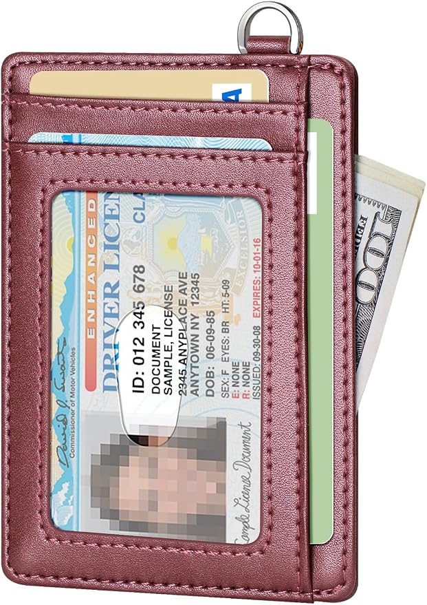 FurArt Slim Minimalist Wallet RFID Credit Card Holder for Men | slim minimalist compact rfid id window thin - Image 2