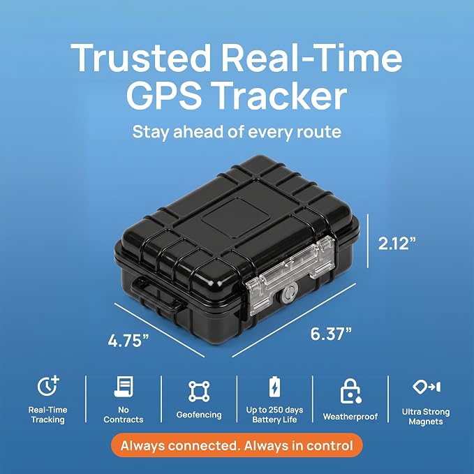 Brickhouse Security Spark Nano GPS Tracker for Vehicles, 140 Day Battery | Subscription Required, GPS Tracker, Real Time Tracking, Geofencing, Speed Alerts, Waterproof, Magnetic Case, Car Tracker - Image 5
