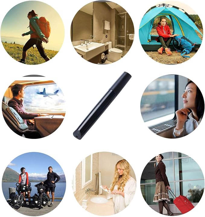 Portable Travel Toothbrush Case, Plastic Container Toothbrush Holder Brushes Box Breathable Design with Air Hole More Toothbrush Tube Container for Home Daily Business Use (2 Black) - Image 4
