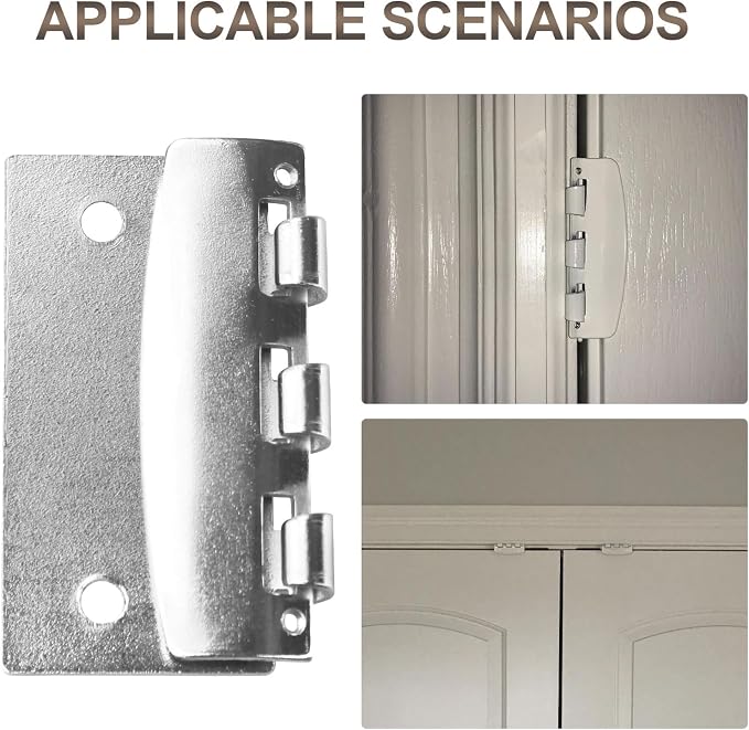 Flip Action Door Lock for Child Safe & Home Defense 2 Psc | Safety Door Lock with Anti-Lock Out Screw Easy Install for Bedroom, Front Door, Inward Opening Doors - Image 5