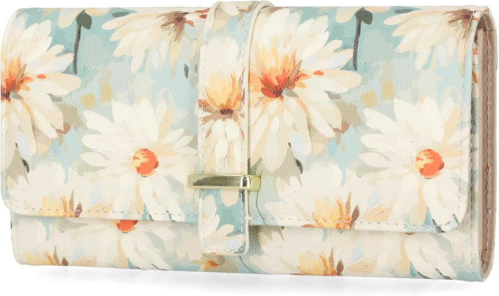 Mundi File Master Womens RFID Blocking Wallet Clutch Organizer With Change Pocket by MUNDI