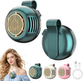 Portable Silent Mini Bladeless Fan Clip On, Mini USB Rechargeable 360° Rotatable Fan, 2026 New Adjustable 3-Speed Suspended Whirlwind Cooler Fans for Outdoor & Travel & Office (Green) by Linyuant