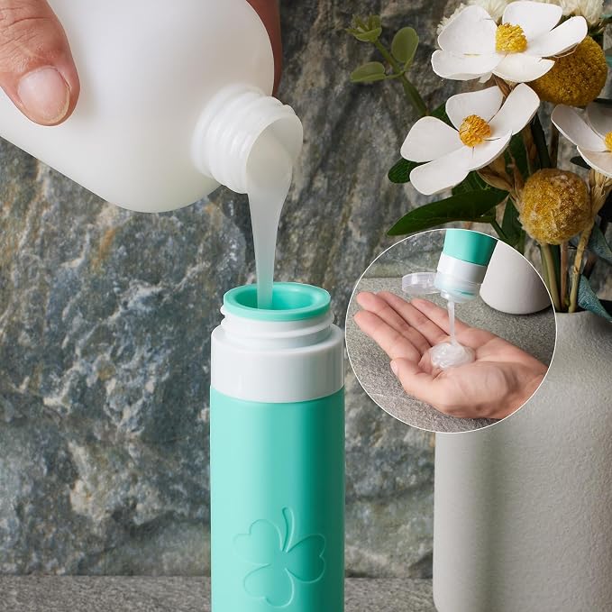 INSFIT 23 Pack Travel Bottles for Toiletries, TSA Approved Silicone Travel Size Toiletries with Toiletry Bag, BPA Free Leak Proof Refillable Travel Essentials for Liquids Shampoo Conditioner Lotion - Image 4