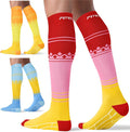 FITRELL 3 Pairs Compression Socks for Women and Men 20-30mmHg-Circulation Support Socks by FITRELL