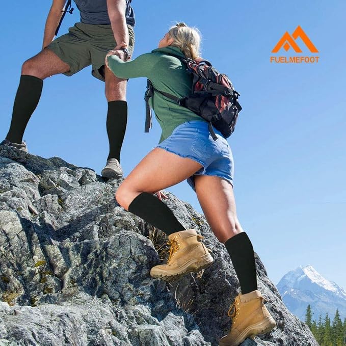 FuelMeFoot 3 Pack Copper Compression Socks - Compression Socks Women & Men Circulation - Best for Medical,Running,Athletic - Image 3