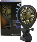 Treva 5 in Battery Powered Clip Fan with Clamp | Yes by O2COOL